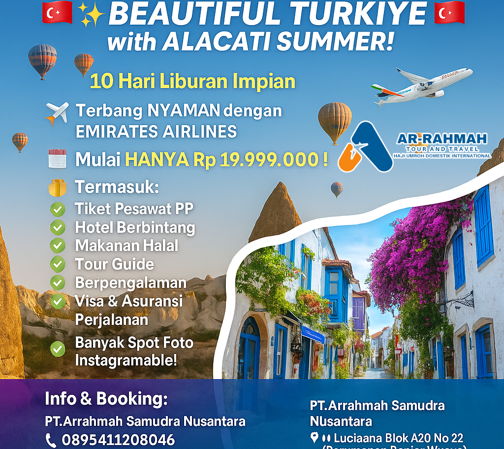 Tour Wisata Muslim Jejak Khilafah Turki